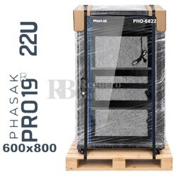 Armario Rack 22U 600x800 | Phasak Pro PHO-6822 19 In